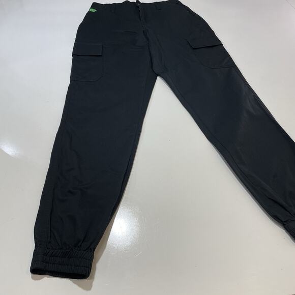 Empyre Relax Pants Men’s Small Black Cargo Pockets Jogger Skate Pants Cotton - Picture 2 of 9